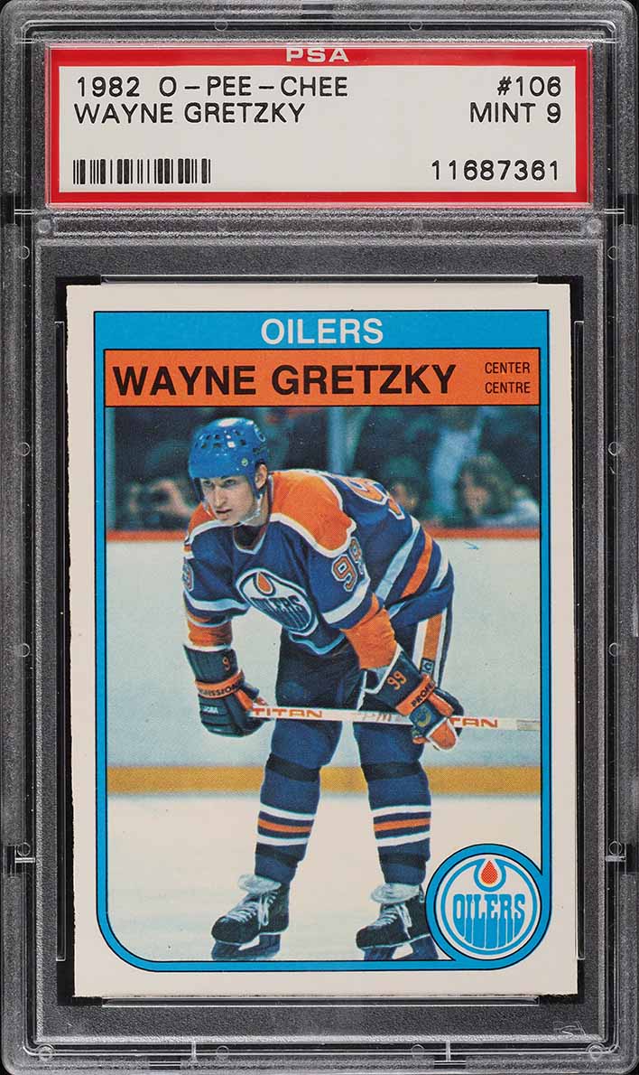 1982 O-Pee-Chee Hockey Wayne Gretzky #106 PSA 9 MINT
