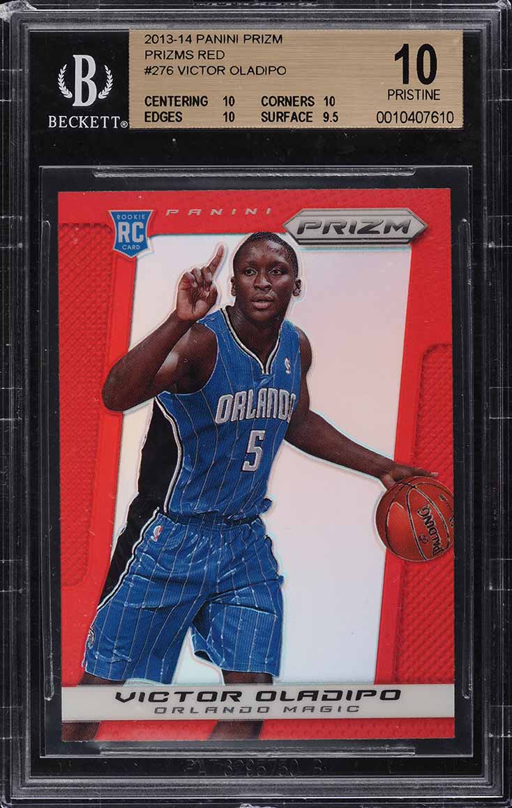 2013 Panini Prizm Red Prizms Victor Oladipo ROOKIE #276 BGS 10 PRISTINE