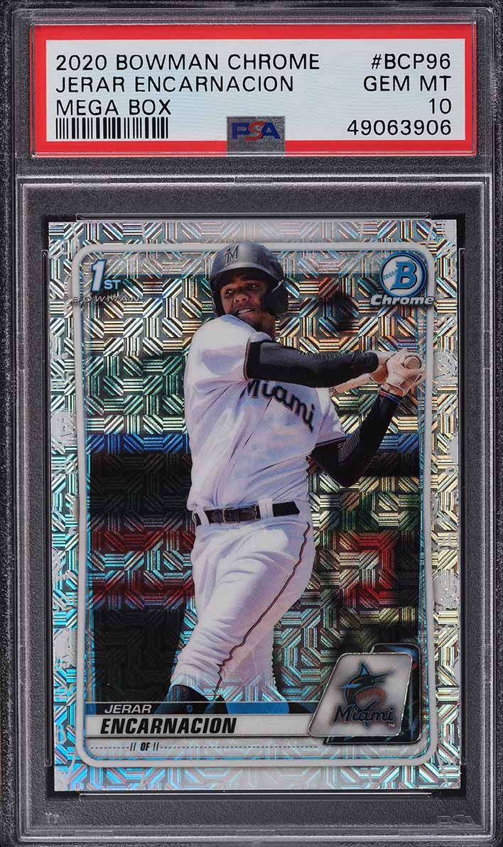 2020 Bowman Chrome Mega Box Jerar Encarnacion ROOKIE #BCP96 PSA 10 GEM MINT
