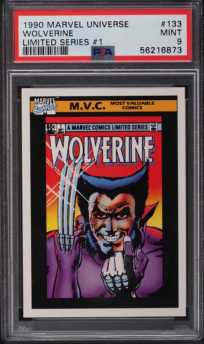 1990 Impel Marvel Universe Limited Series Wolverine #1 #133 PSA 10