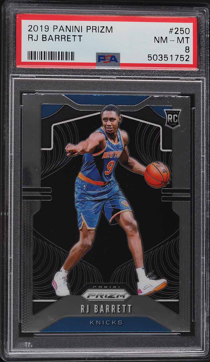 2019 Panini Prizm RJ Barrett ROOKIE RC #250 PSA 8 NM-MT