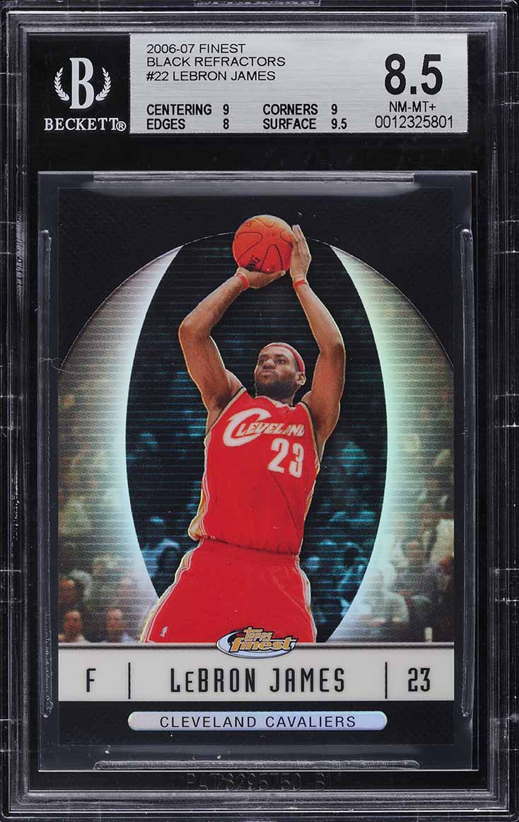 lebron james black refractor