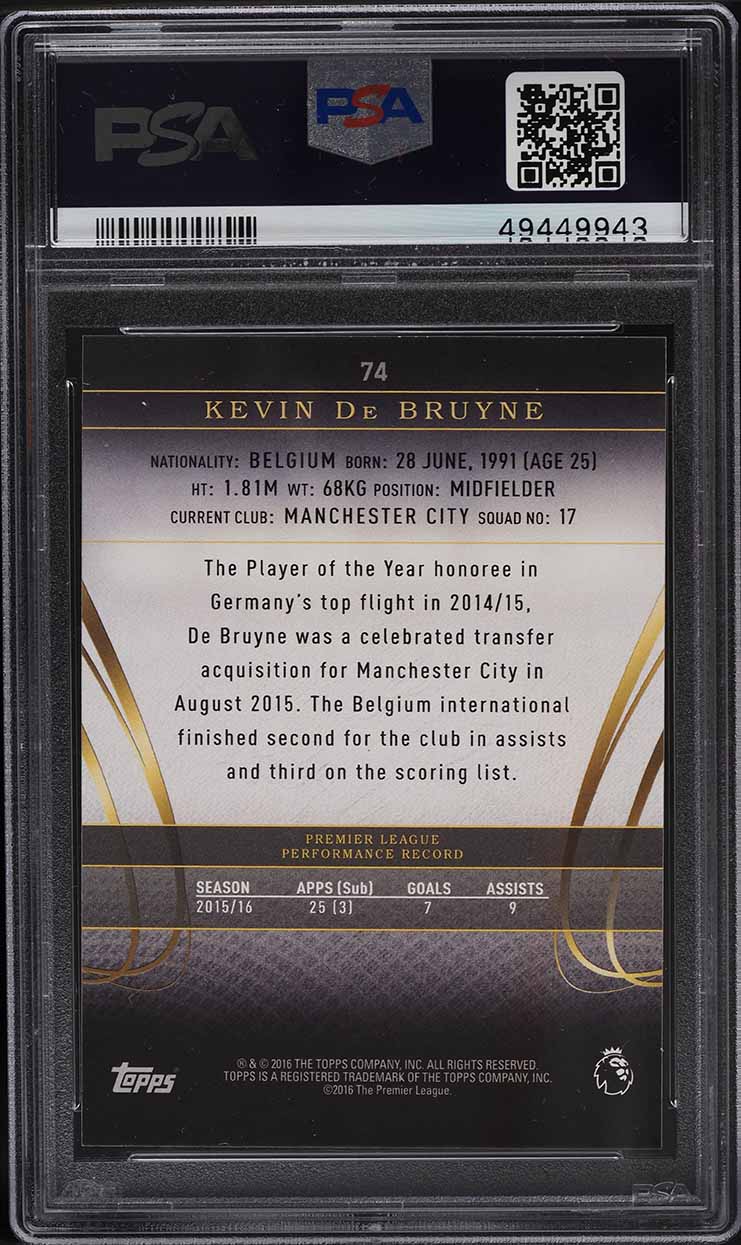 その他 Panini Select Kevin De Bruyne /49 PSA8 KEVIN DE BRUYNE 2024-25 SELECT FIFA SILVER PRIZM UNSTOPPABLE FREE