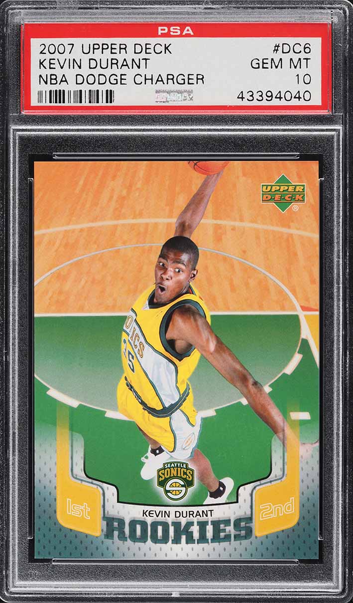 Kevin Durant 2007 Topps Chrome Rookie Card (PSA) on Fanatics Collect