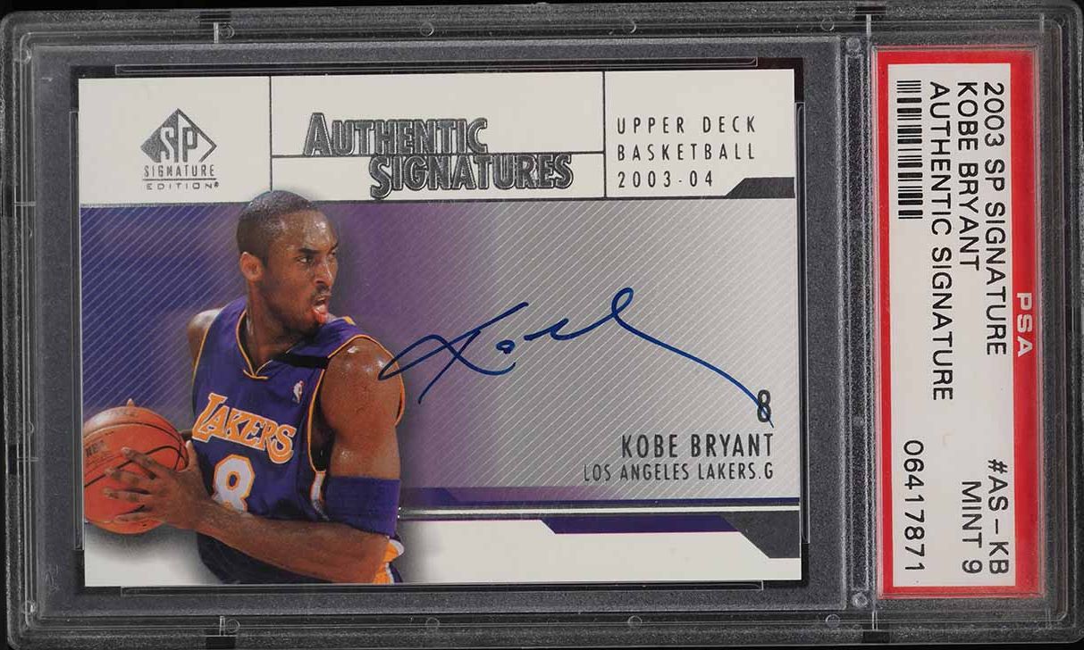 kobe bryant authentic signature