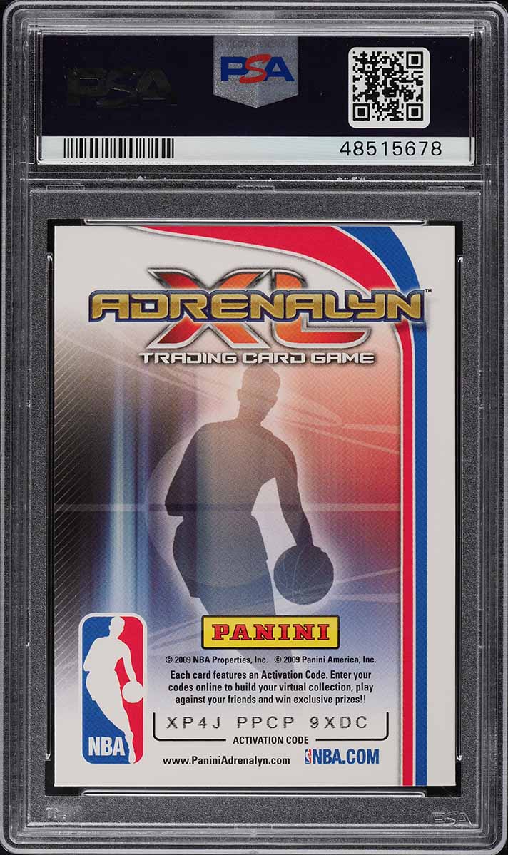 2009 Panini Adrenalyn XL Extra Signature LeBron James PSA 9 MINT