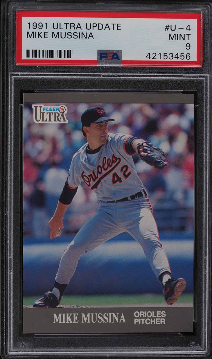 1991 Ultra Update Mike Mussina ROOKIE RC #U-4 PSA 9 MINT