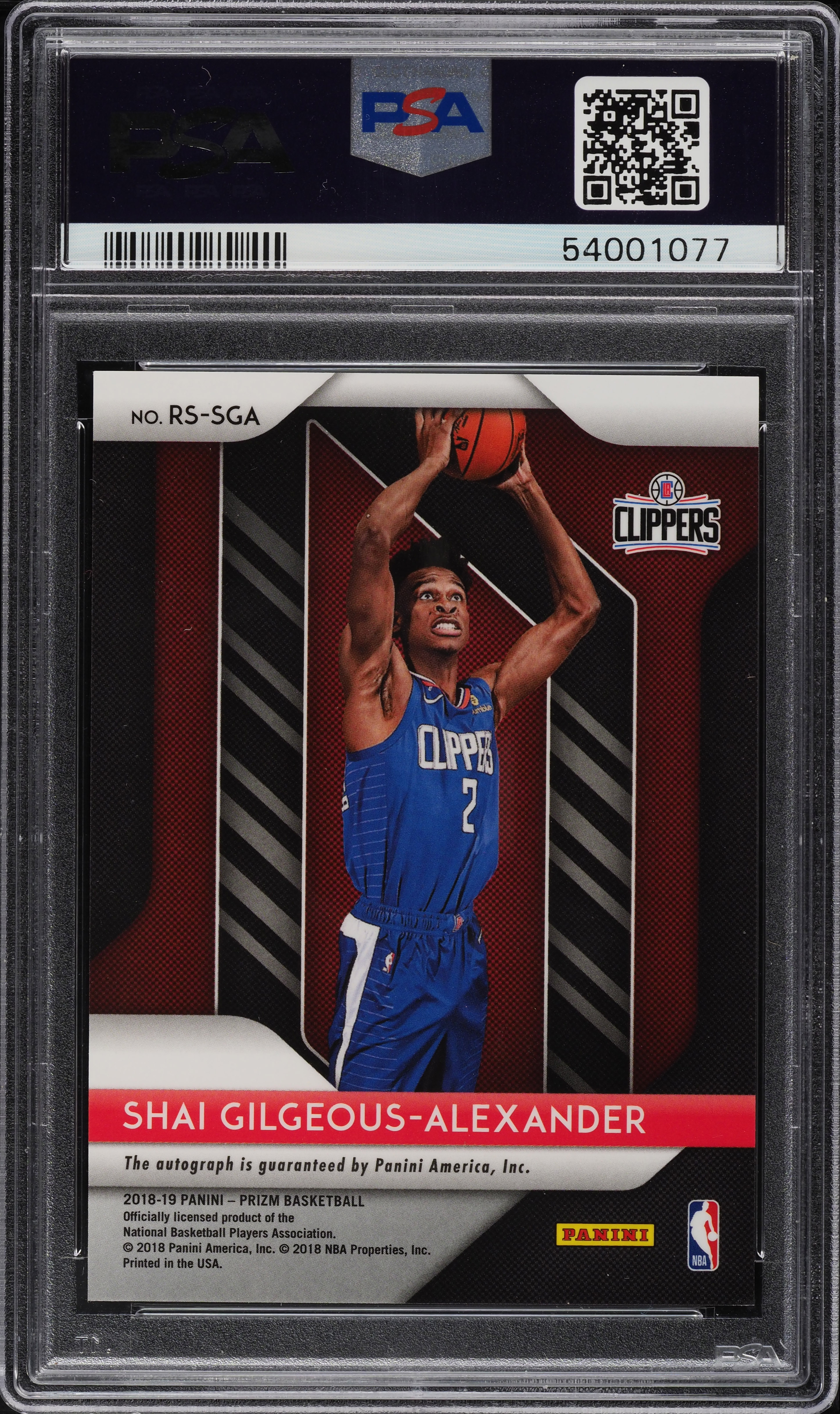 PSA10 42枚限定 Shai SGA Prizm RC ルーキー NBA Shai Gilgeous 
