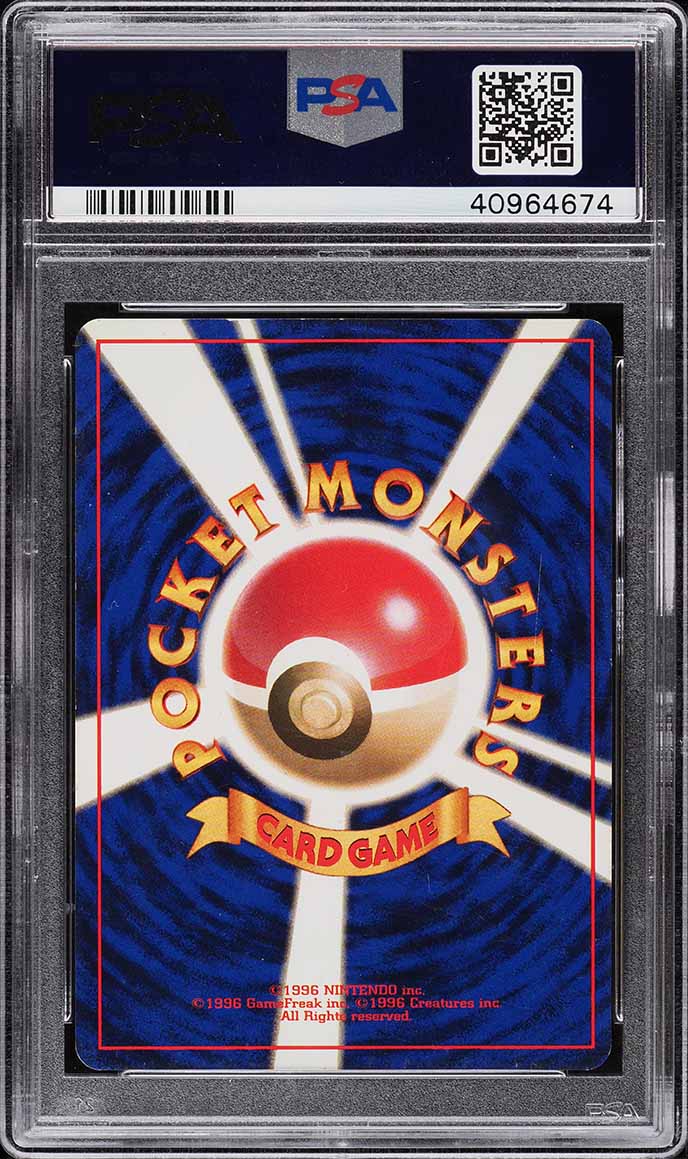 1996 Pokemon Japanese Base No Rarity Symbol Holo Charizard #6 PSA
