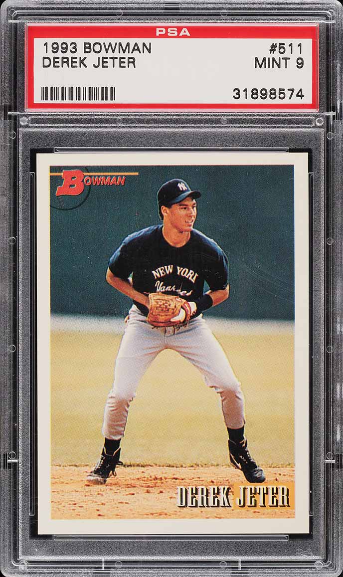 1993 Bowman Derek Jeter ROOKIE #511 PSA 9 MINT