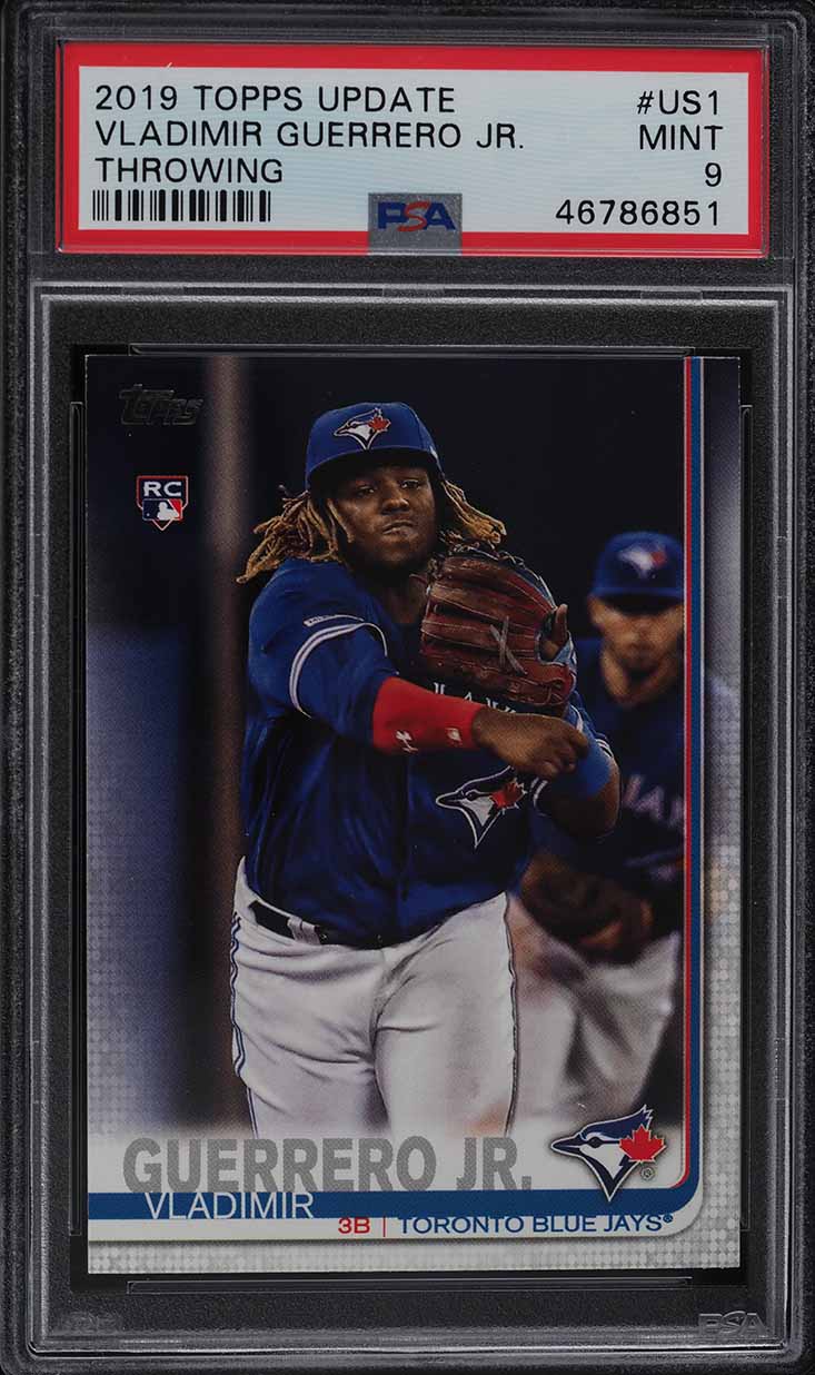 2019 Topps Update Throwing Vladimir Guerrero Jr. ROOKIE RC #US1