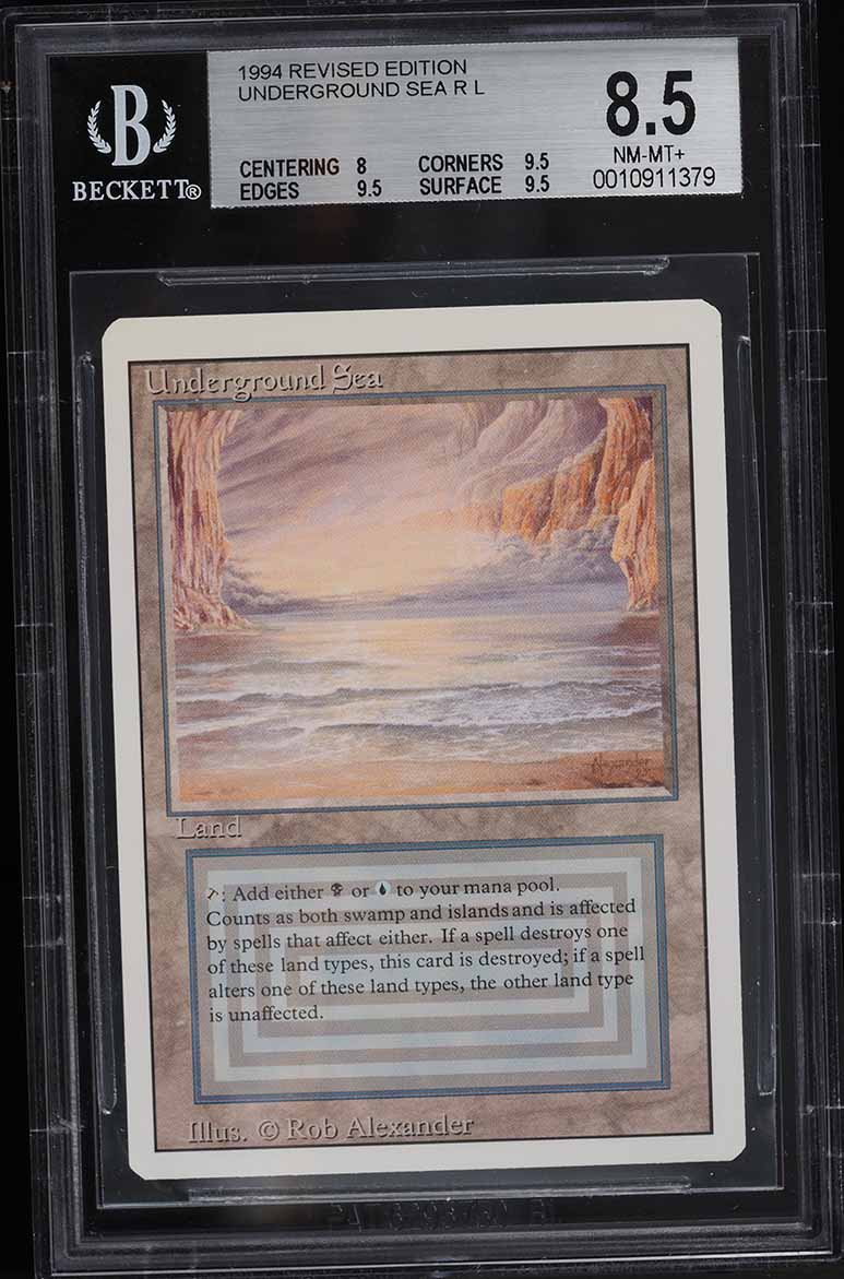 MTG under ground sea ② Underground Sea - Revised Edition - Magic: The Gathering