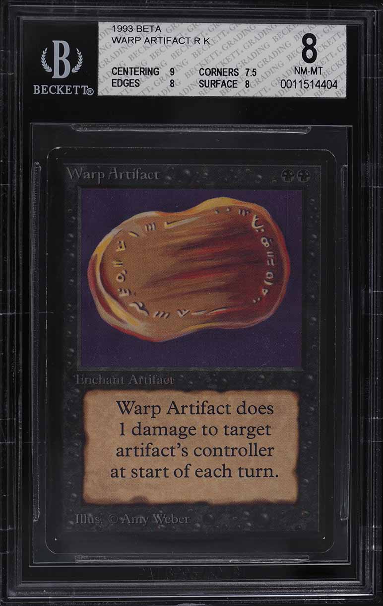 1993 Magic The Gathering MTG Unlimited Copy Artifact R B PSA 9