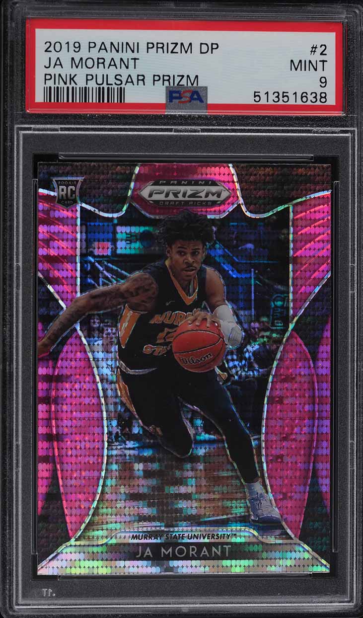2019 Panini Prizm Draft Picks Pink Pulsar Prizms Ja Morant ROOKIE