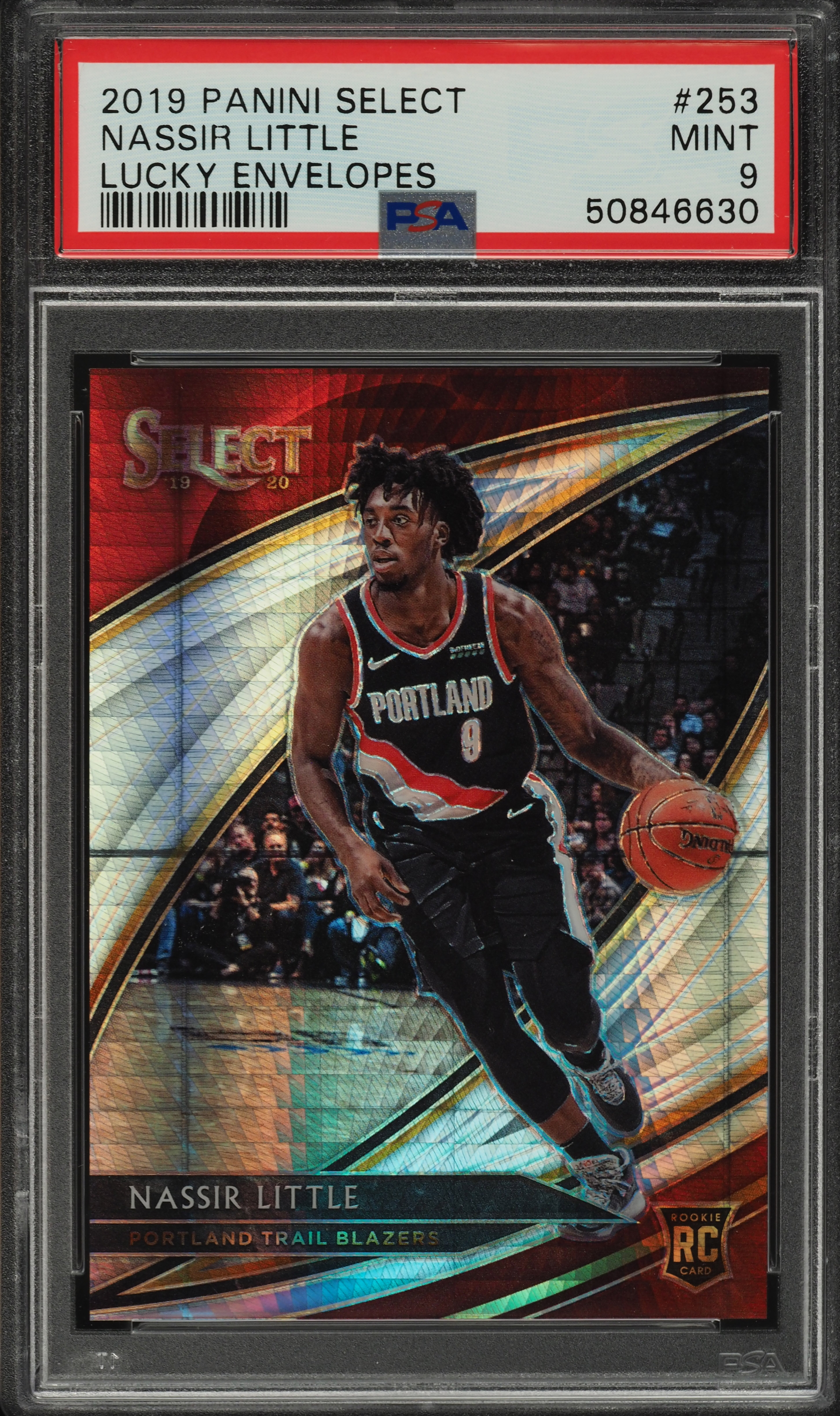 2019 Select Courtside Lucky Envelopes Prizm Nassir Little ROOKIE