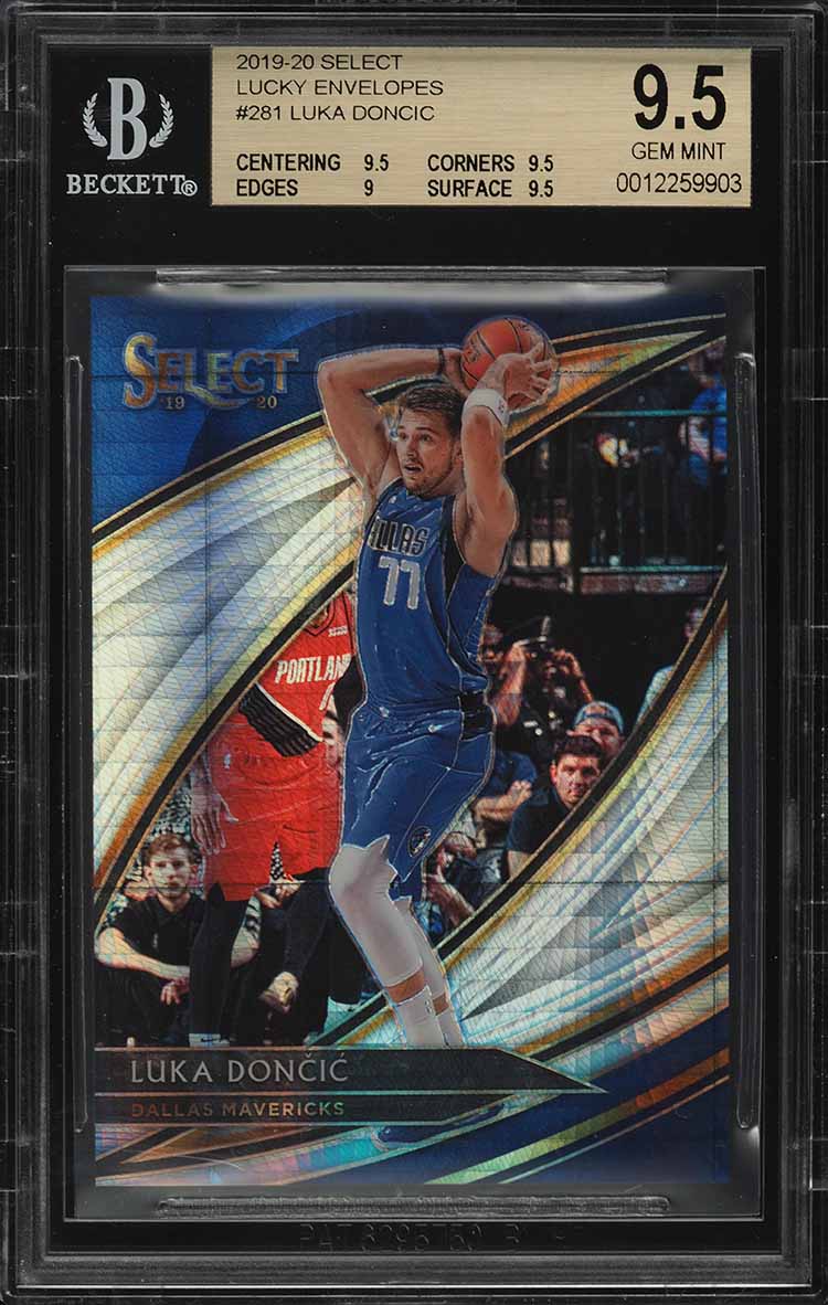 2024 Panini Mosaic Veteran Ticket Luka Doncic AUTO DNA 10 /25 #VT