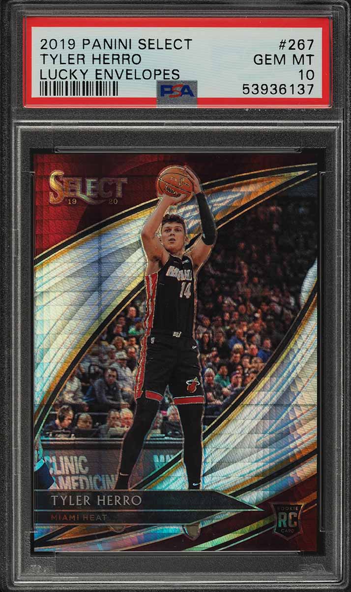 2019 Select Courtside Lucky Envelopes Prizm Tyler Herro ROOKIE /8