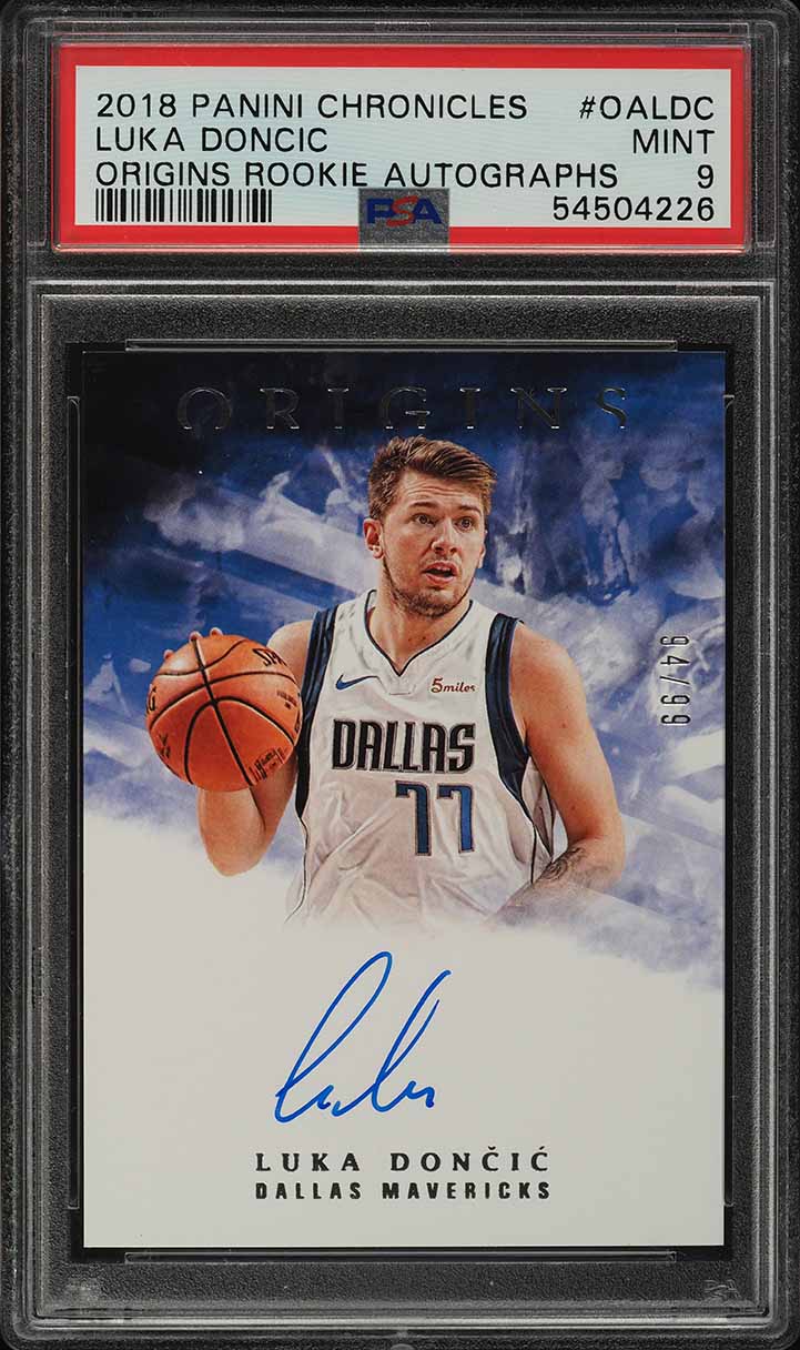 2018 Panini Chronicles Origins Luka Doncic ROOKIE RC AUTO /99