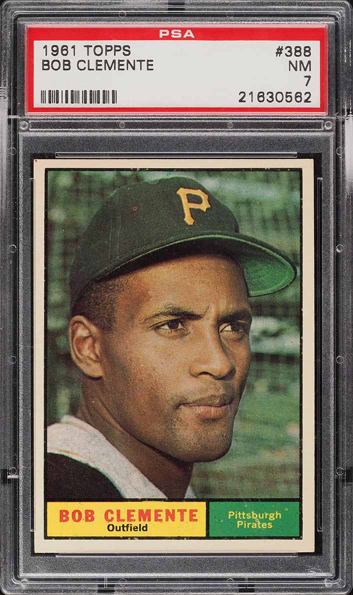 1961 Topps Roberto Clemente #388 PSA 7 NRMT