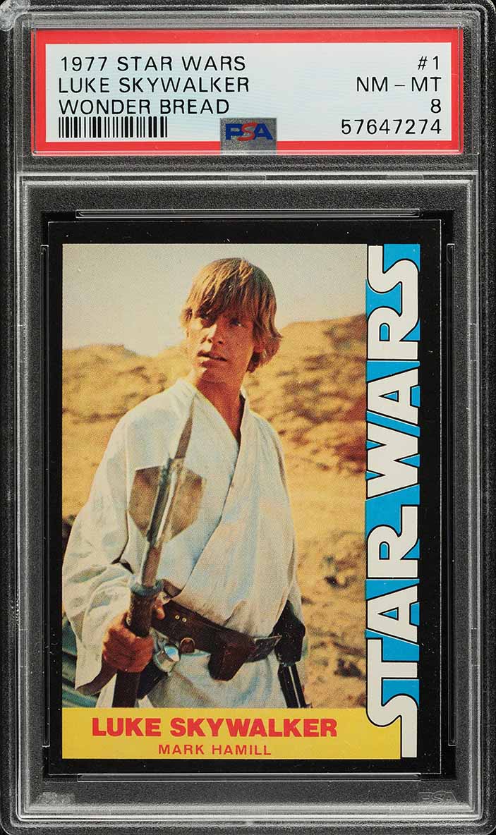 1977 Topps Star Wars Luke Skywalker Mark Hamill AUTO DNA 9 #1 PSA