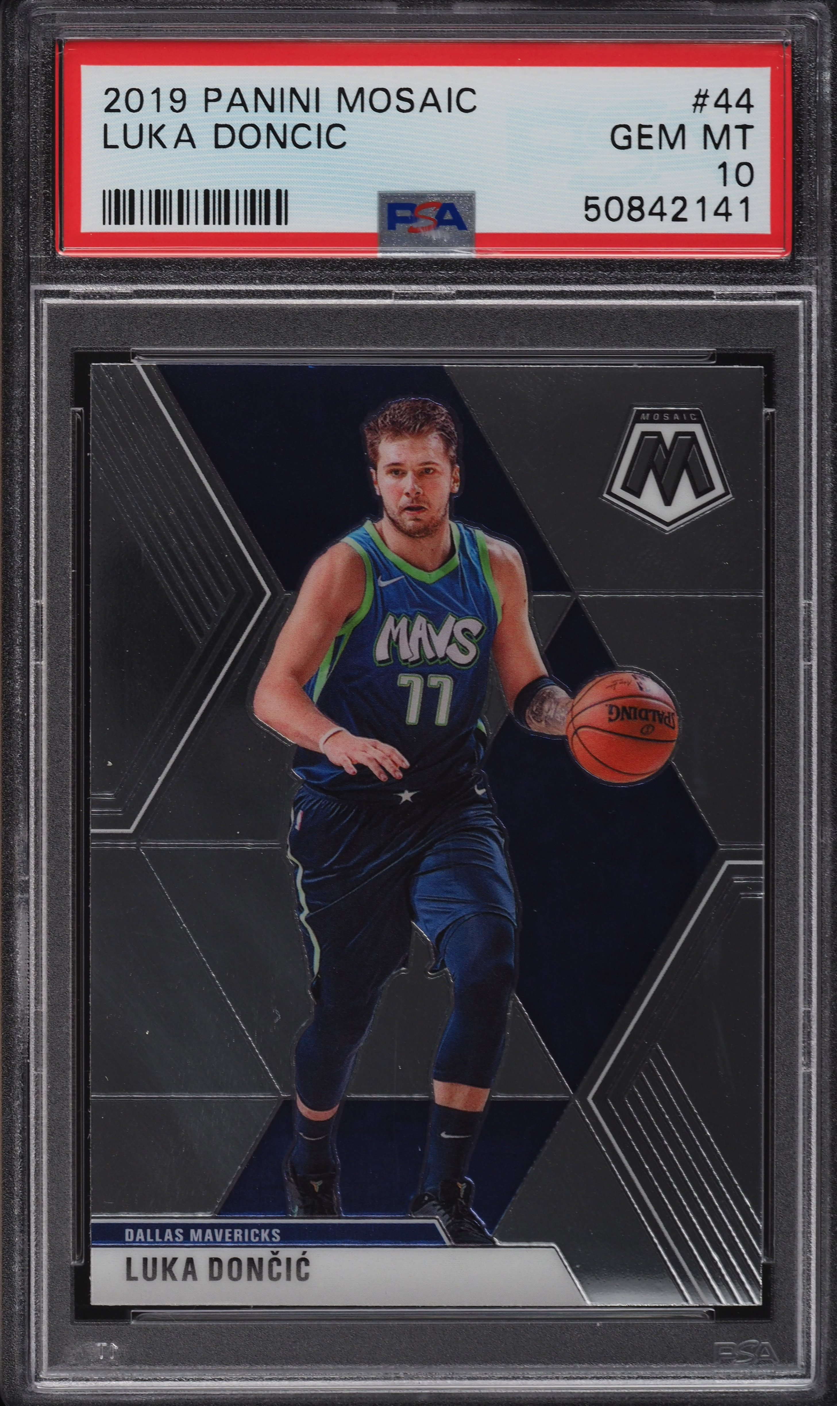 2019 Panini Mosaic Luka Doncic #44 PSA 10 GEM MINT on Fanatics Collect