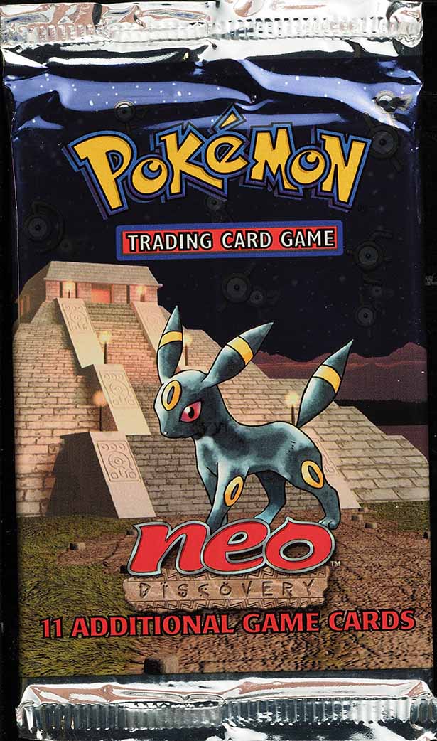 2001 Pokemon Neo Discovery Booster Pack, Umbreon Art