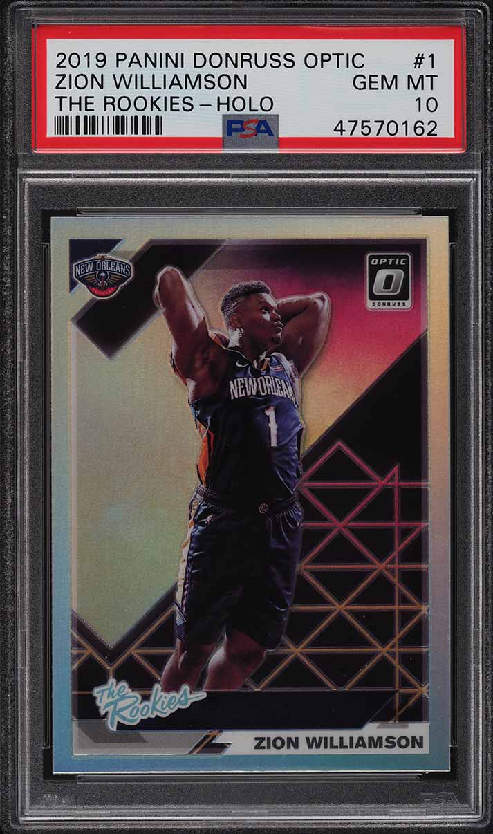 2019 Donruss Optic The Rookies Holo Zion Williamson ROOKIE RC #1