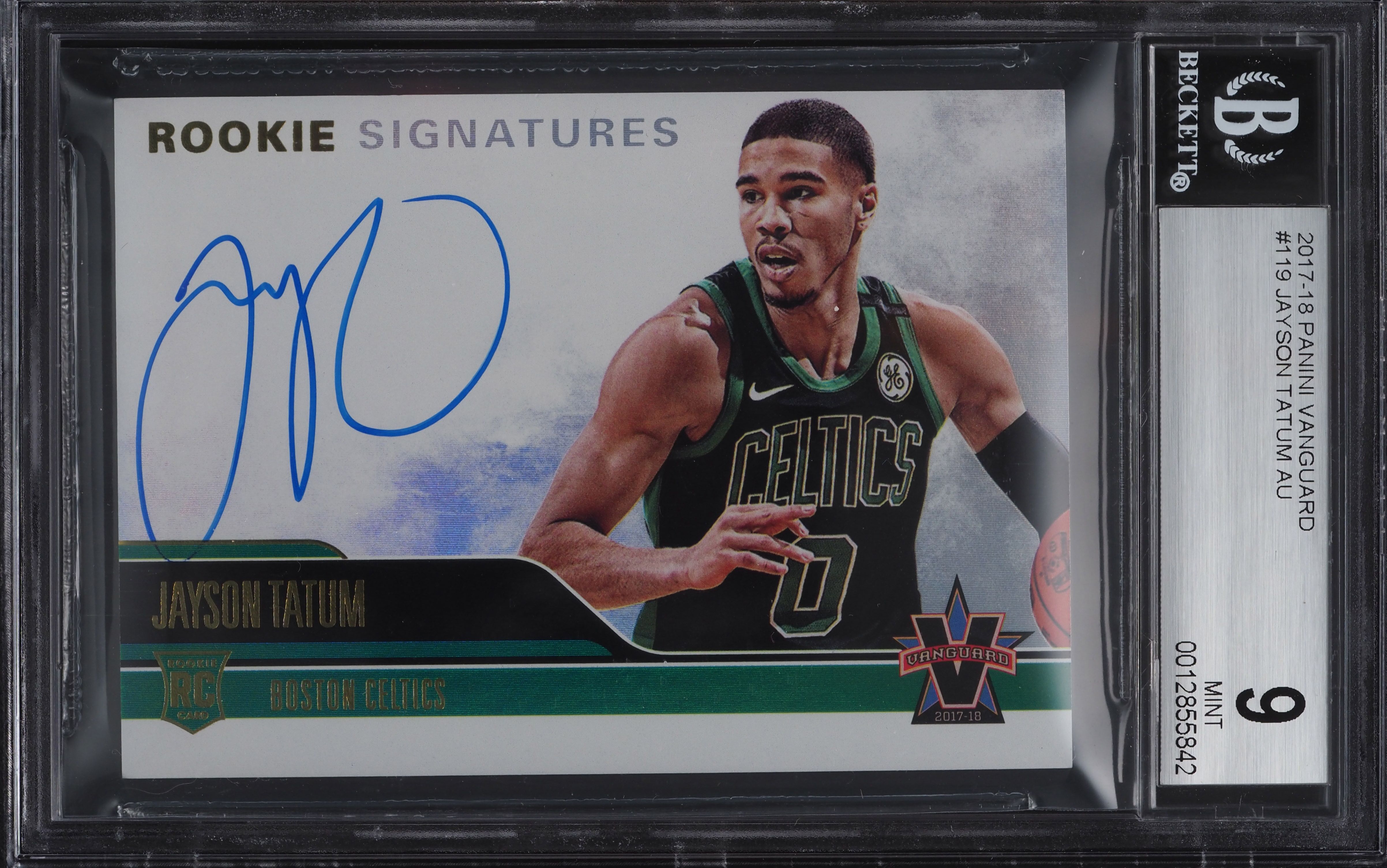2017 Panini Vanguard Signatures Jayson Tatum ROOKIE RC AUTO /99