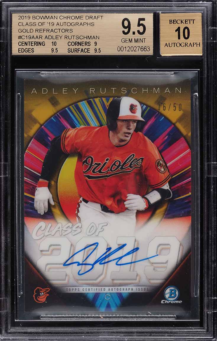 その他 bowman adley rutschman paper /50 PSA10 Adley Rutschman Card PSA 10 GEM MINT Adley Rutschman 2019 Bowman