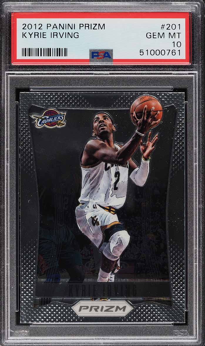 2012 Panini Prizm Kyrie Irving ROOKIE RC #201 PSA 10 GEM MINT