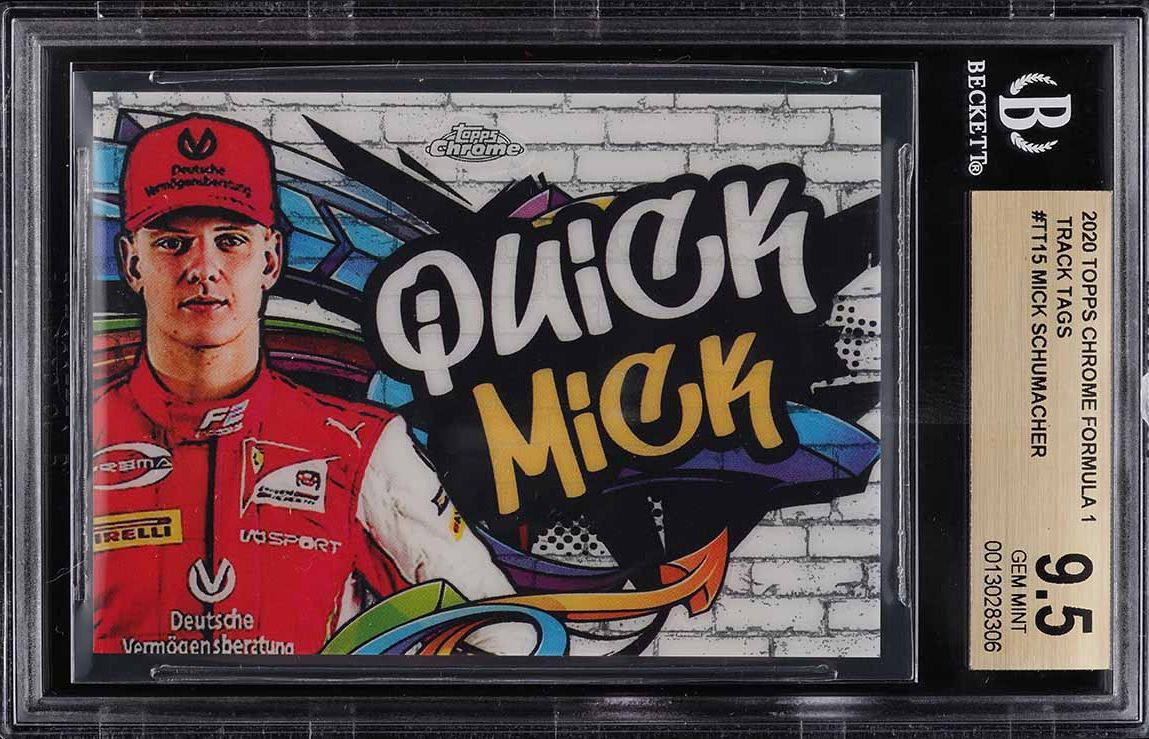 2020 topps chrome MICK Schumacher psa10