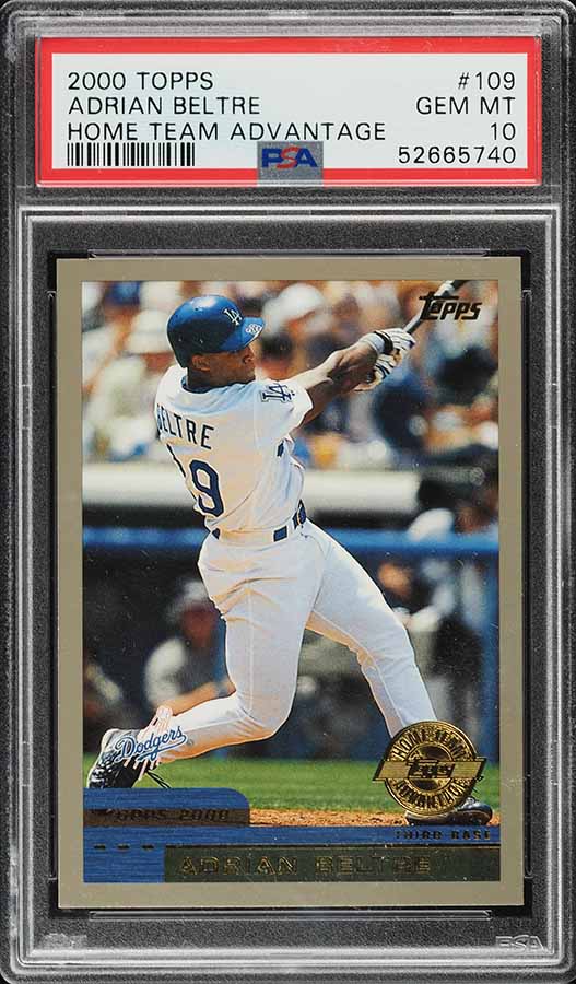 2000 Topps Home Team Advantage Adrian Beltre #109 PSA 10 GEM MINT