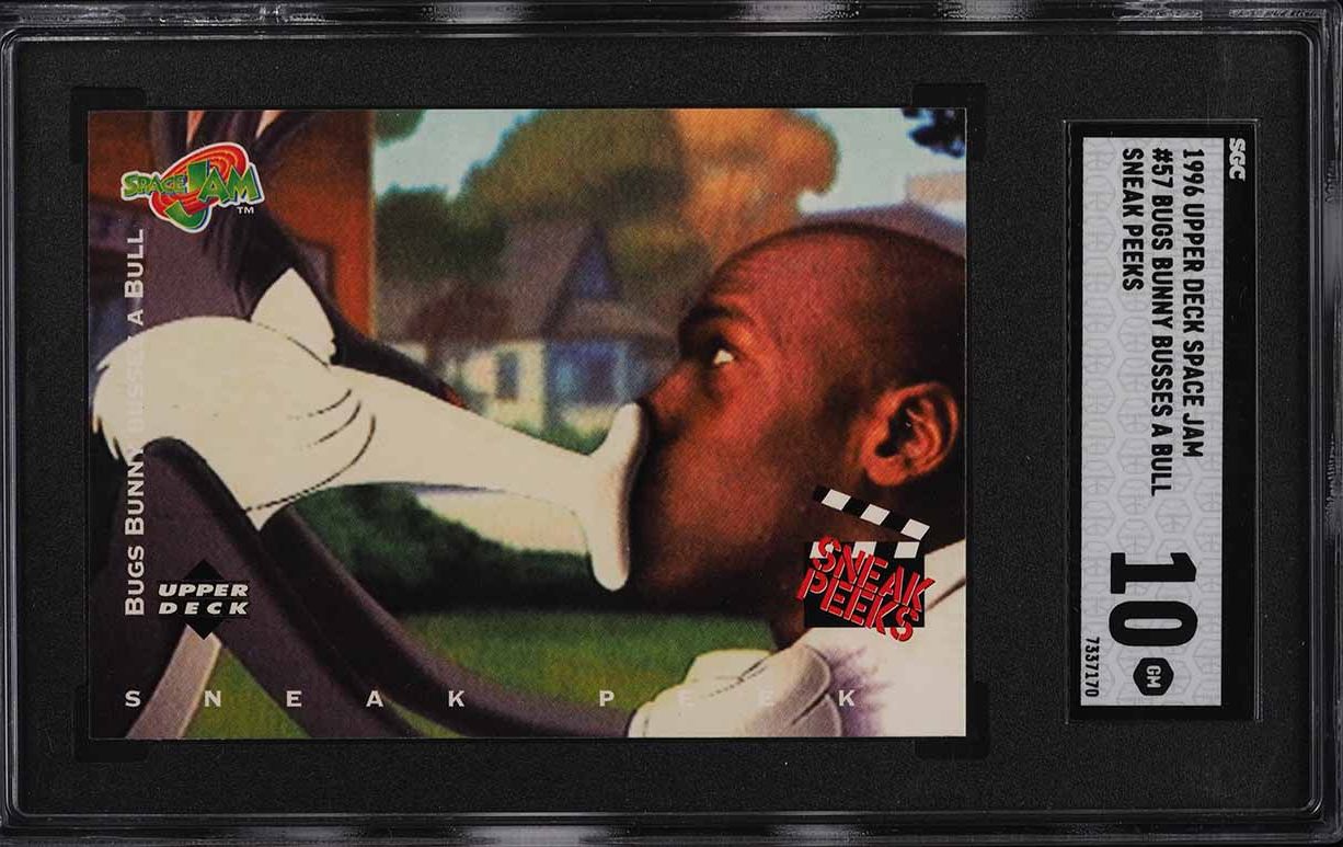 1996 Upper Deck Space Jam Sneak Peeks Michael Jordan #57 SGC 10 