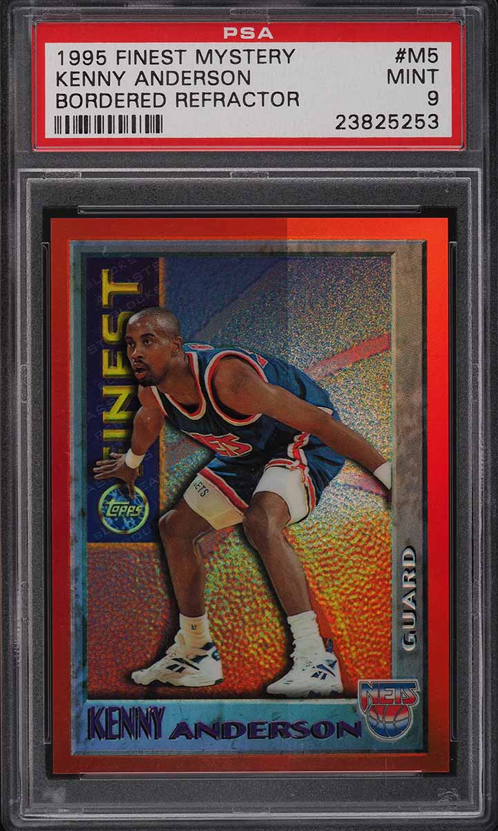 1995 Finest Mystery Orange Border Refractor Test Issue Kenny
