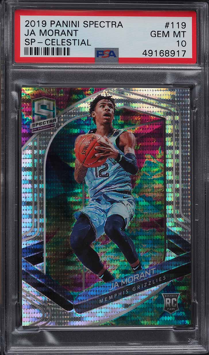 2019 Panini Spectra Celestial Ja Morant ROOKIE RC /99 #119 2019 Panini Spectra Celestial Ja Morant ROOKIE RC /99 #119