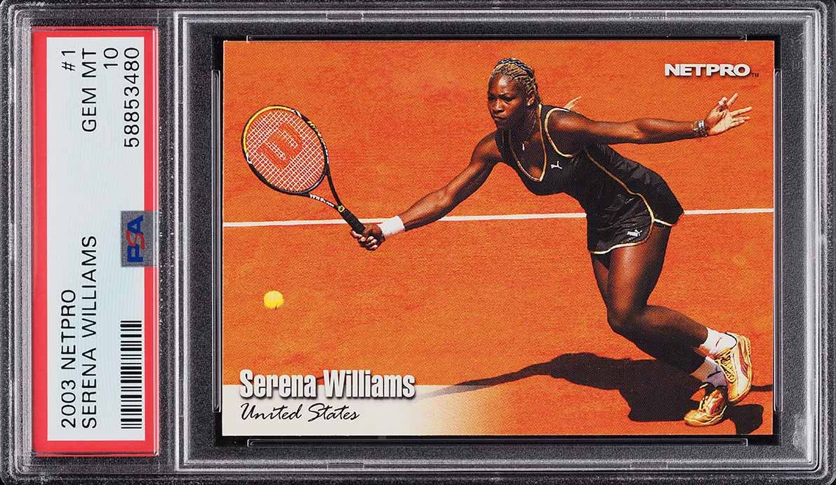 2003 Netpro Tennis Serena Williams ROOKIE #1 PSA 10 GEM MINT on