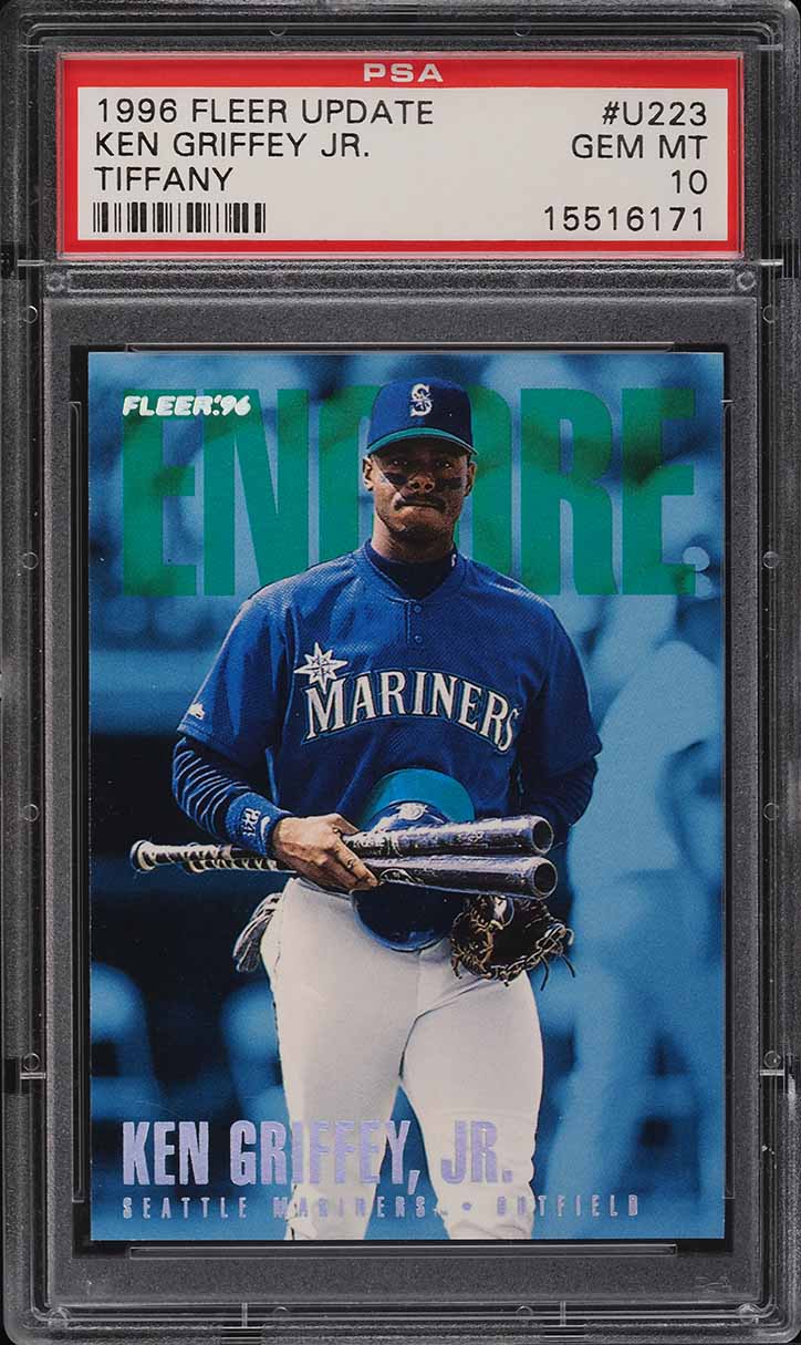 1996 Fleer Update Tiffany Ken Griffey Jr. #U223 PSA 10 GEM MINT