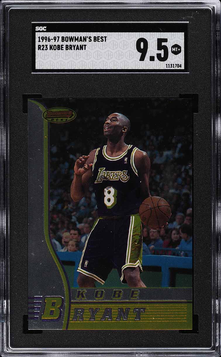 1996 Bowman's Best Picks Refractor Die-Cut Kobe Bryant ROOKIE