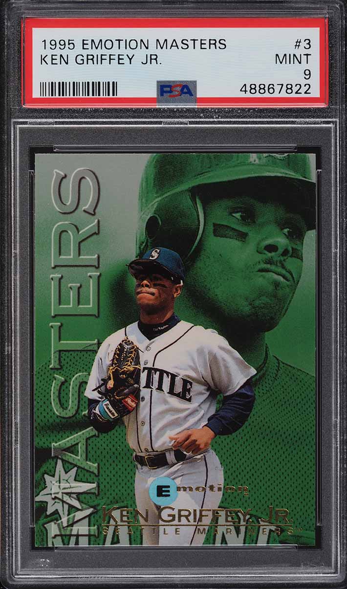 1995 Skybox Emotion Masters Ken Griffey Jr. #3 PSA 9 MINT