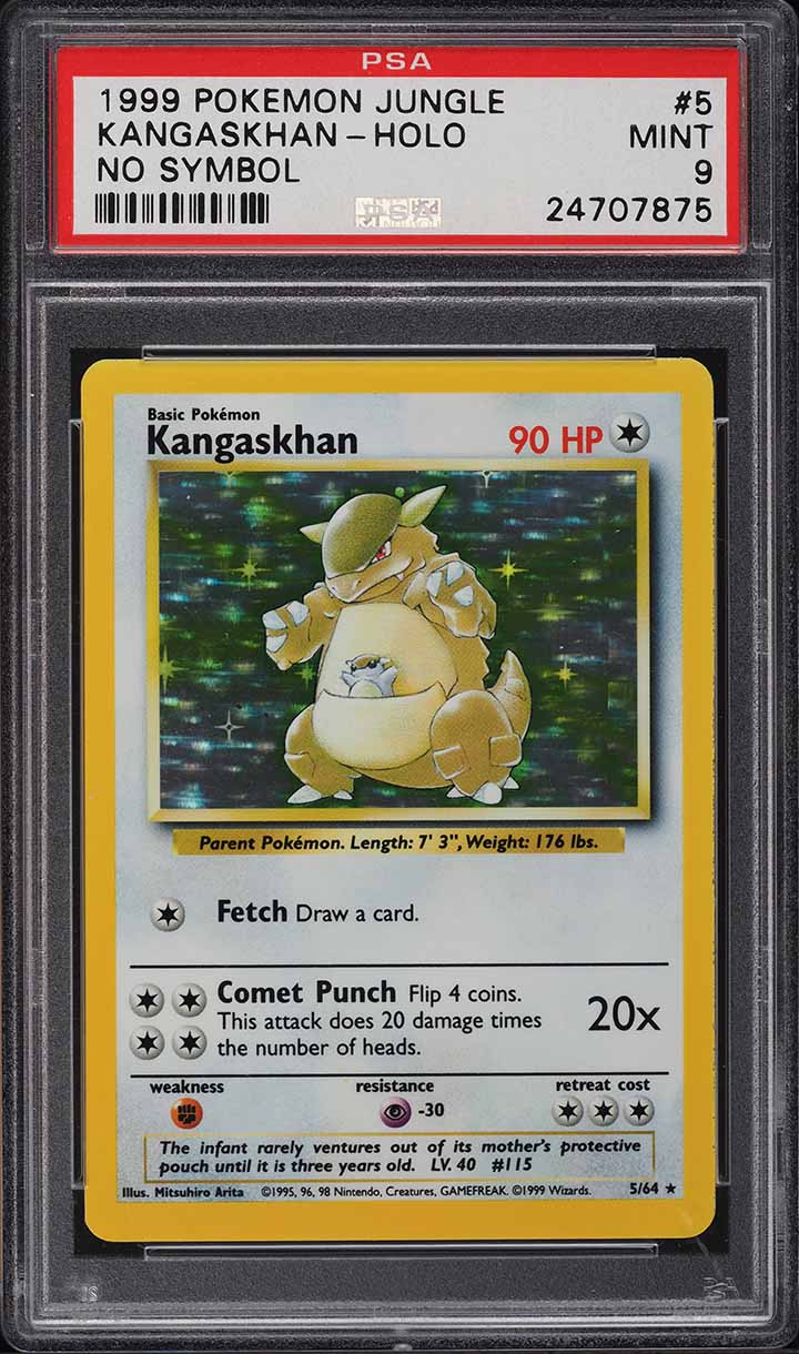 kangaskhan 1995 pokemon card Kangaskhan Pokemon Card Credit Card Credit Card Skin – Anime Town Creations