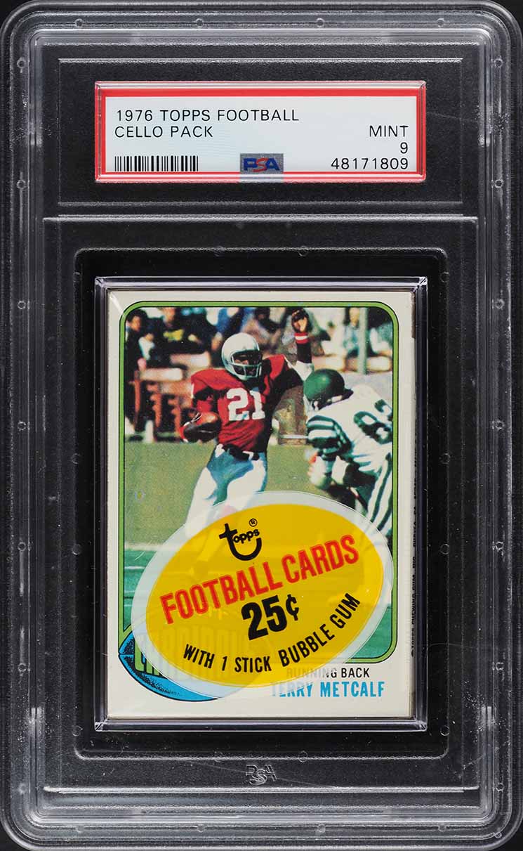 1976 Topps Football Cello Pack PSA 9 MINT