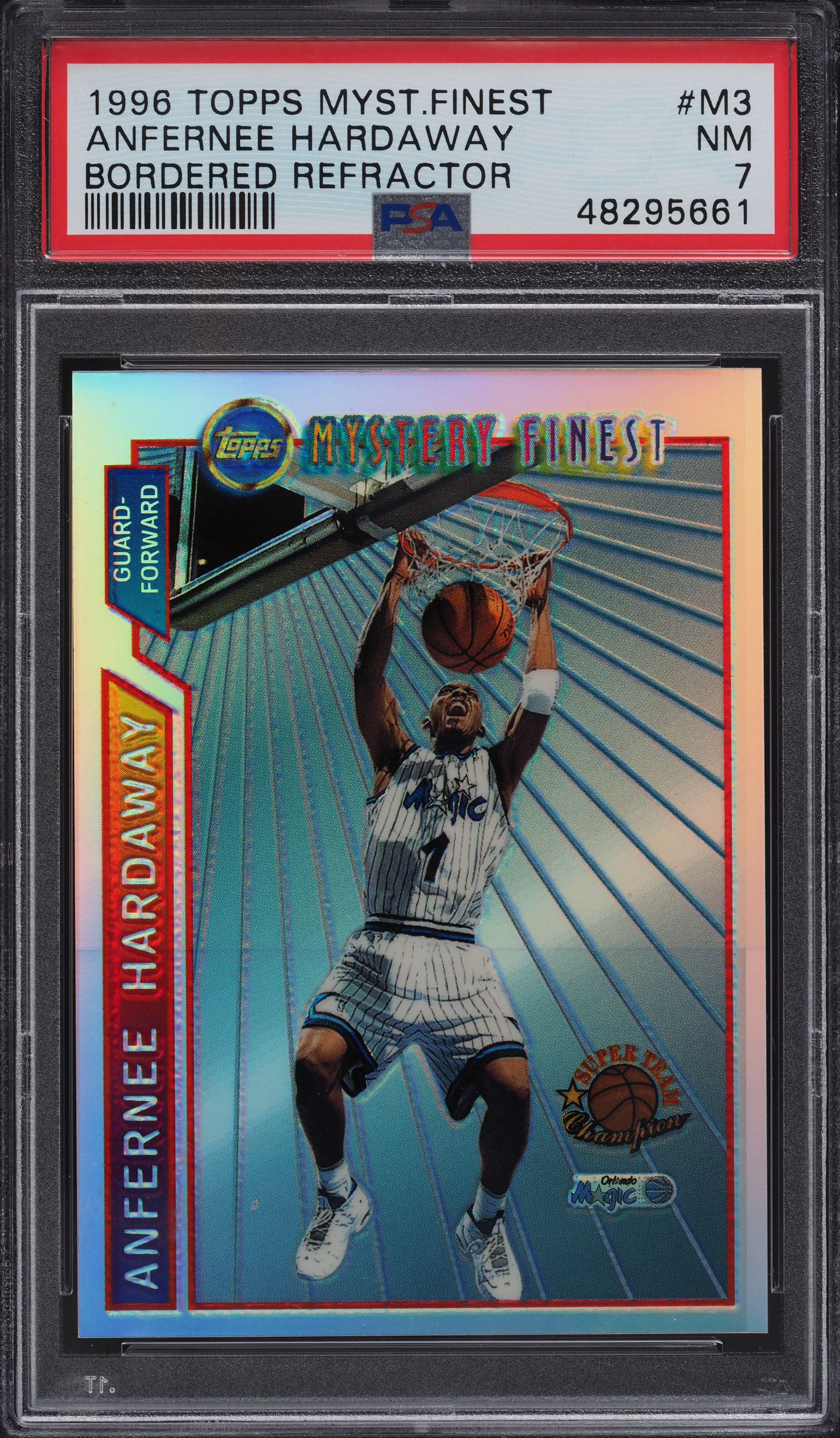 PSA NM 7】ANFERNEE HARDAWAY FINEST 【公式通販】