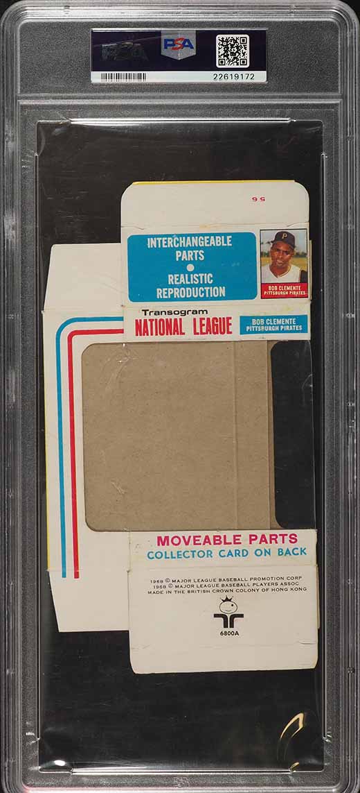 1969 Transogram Complete Box Roberto Clemente PSA 4 VGEX on Fanatics ...