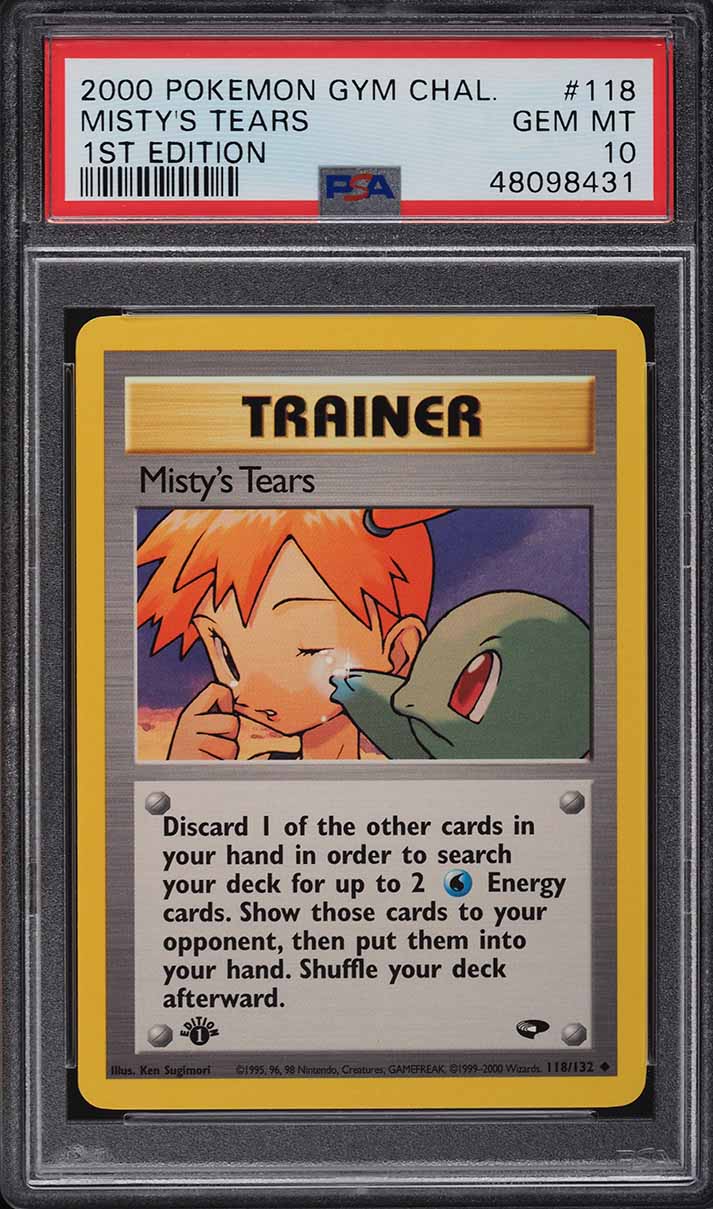 misty tears pokemon card Value check on Japanese Misty's (Seller asking $18) : r/PokemonCardValue a collectible trading card. Pokemon Misty Tears 118/132 GYM