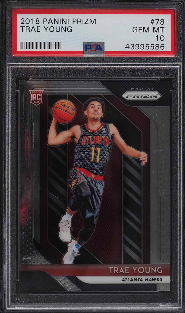 panini prizm hyper Trae Young RC 鑑定済！ 2018 Panini Prizm Trae Young ROOKIE #78 PSA 10 GEM MINT on