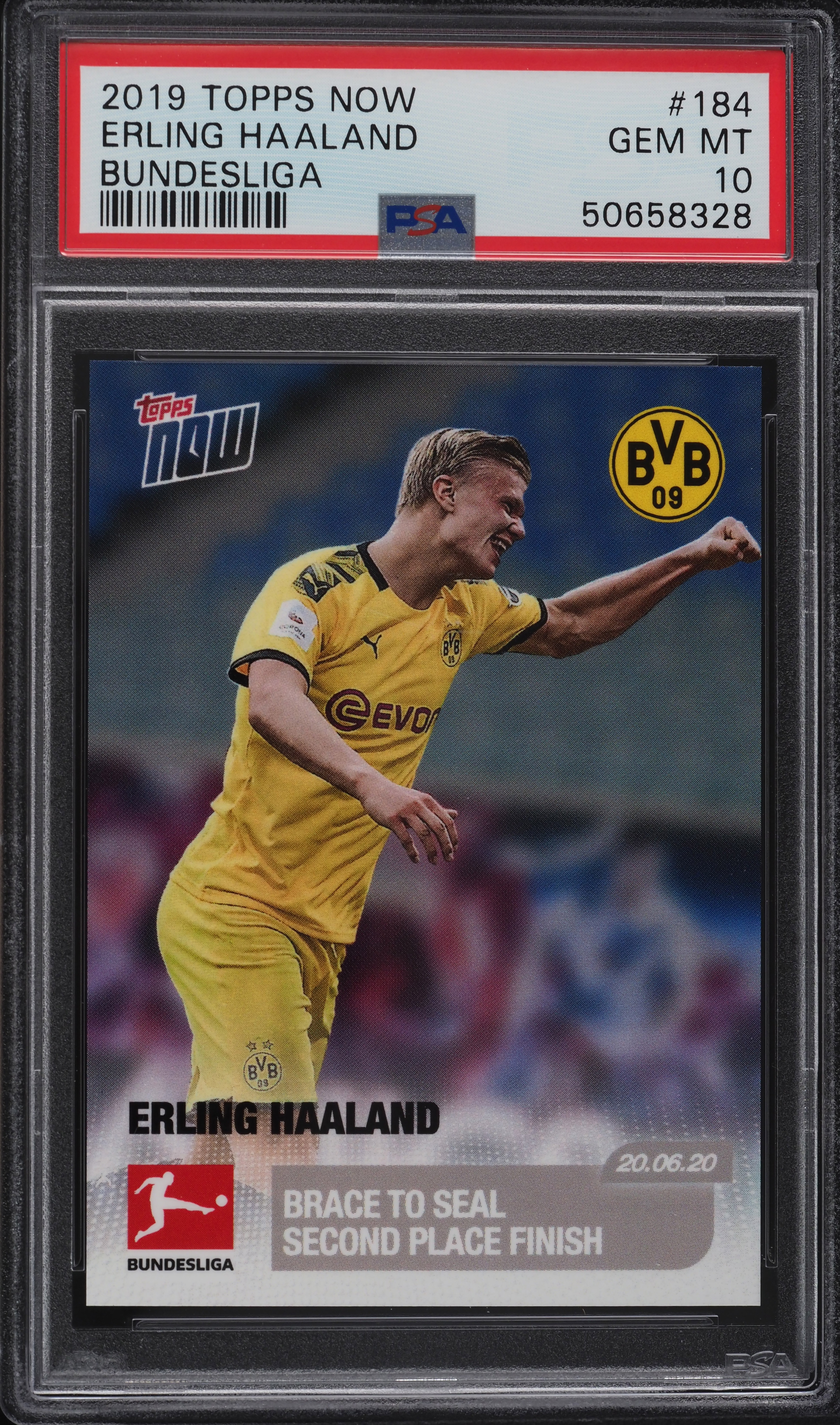 その他 2019 topps now ERLING HAALAND psa10 2019-topps-now-bundesliga-last