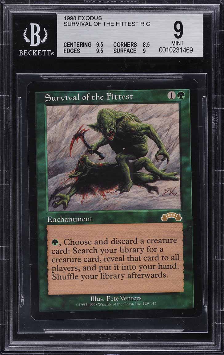 1998 Magic The Gathering MTG Urza's Saga Gaea's Cradle #321 BGS 9
