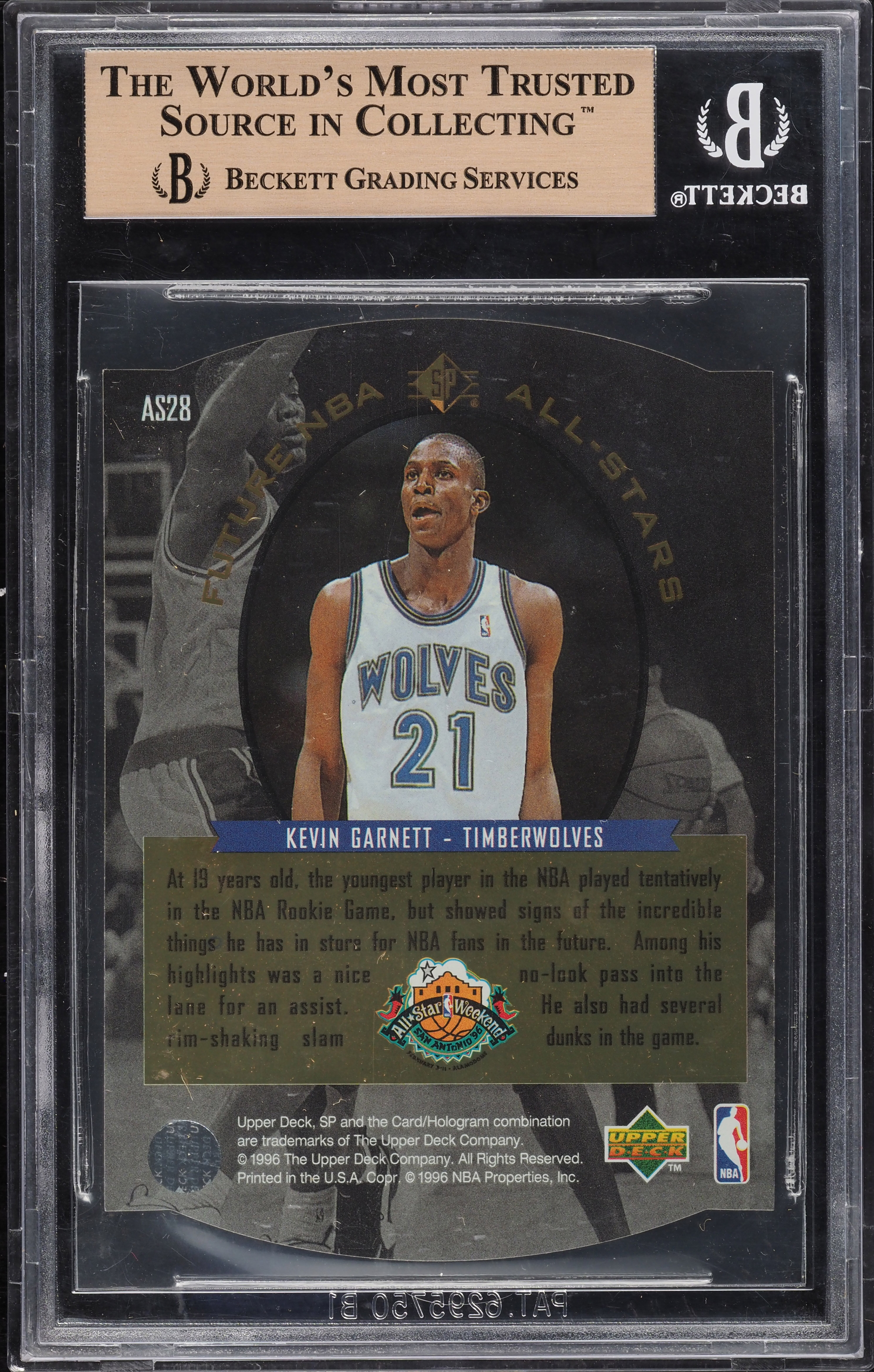 その他 KEVIN GARNETT auto psa9 Kevin Garnett Autographed 1995 Fleer Metal Rookie Card #167