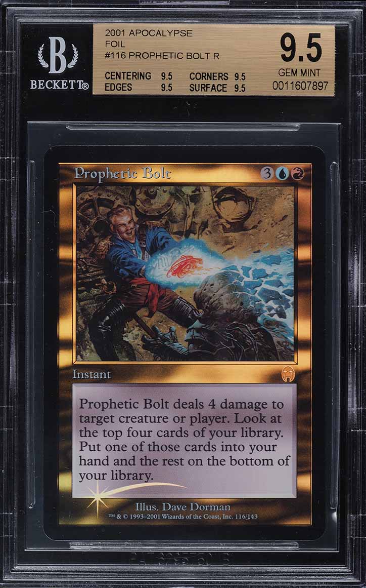 2001 Magic The Gathering MTG Seventh Edition Foil Reprocess BGS