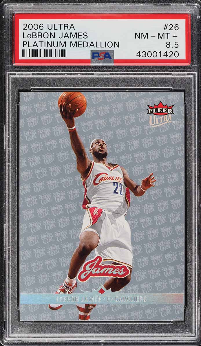2006 Topps Gold LeBron James /500 #123 PSA 9 MINT on Fanatics Collect